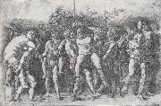 Andrea Mantegna A Bacchanal with Silenus France oil painting artist